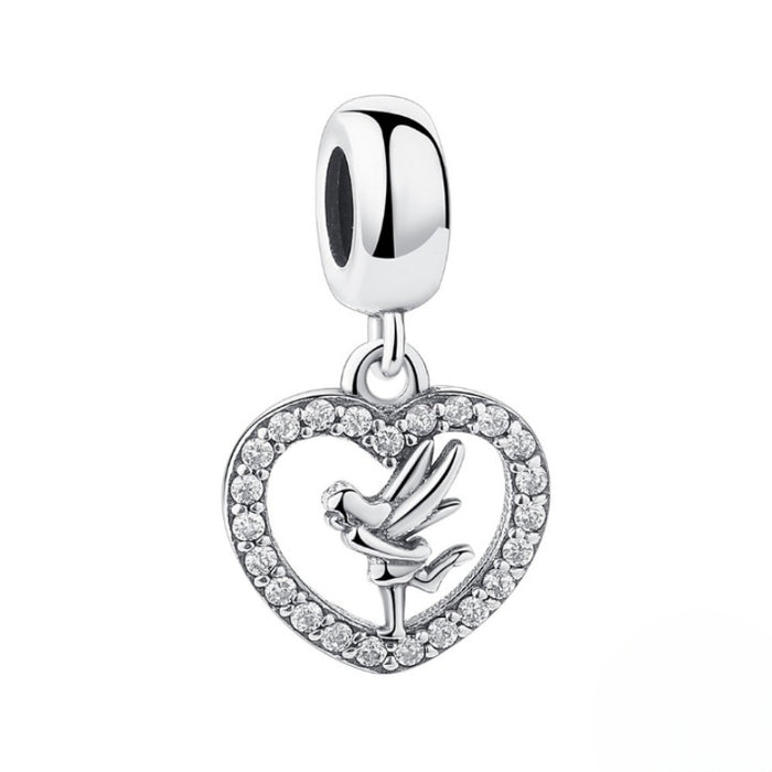 Sterling Silver Dangle Charm Fit DIY Jewelry For Women