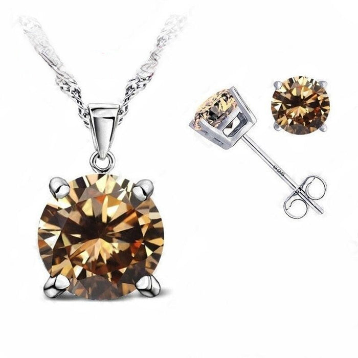 Sterling Silver Cubic Zirconia Earring For Women