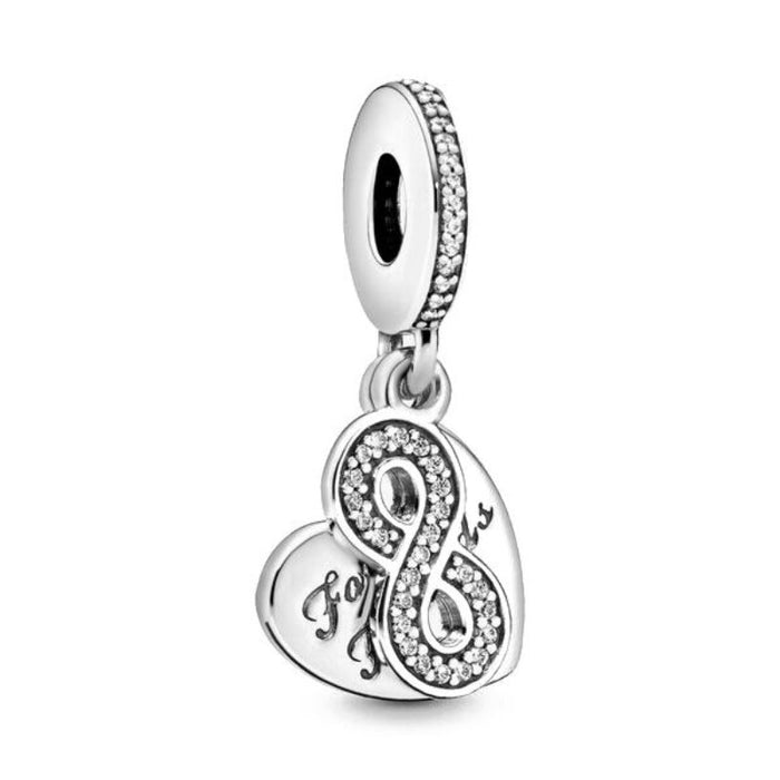 Sterling Zircon Silver Stylish Charm For Women & Girls