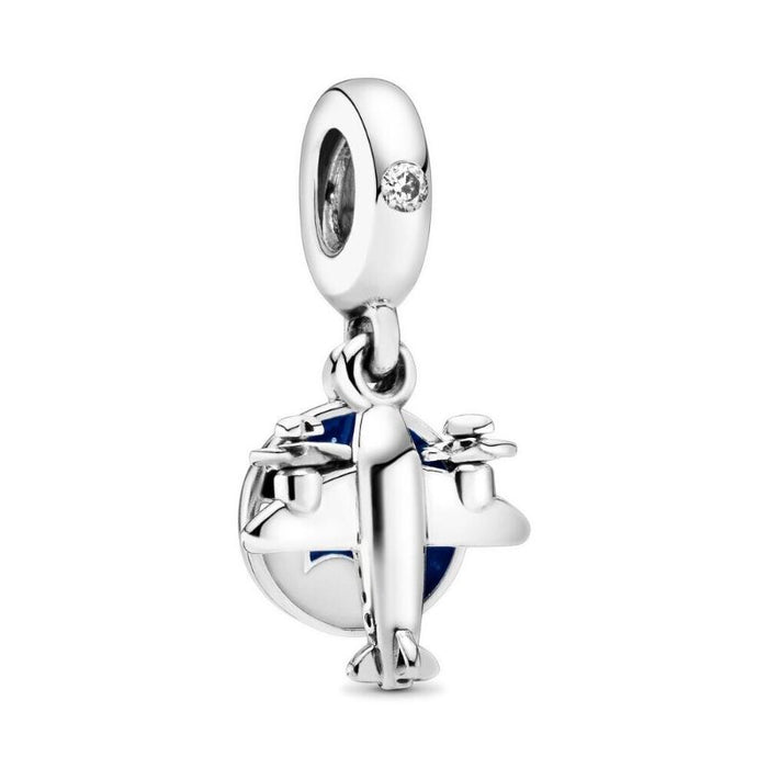 Sterling Zircon Silver Charms For Girls & Women