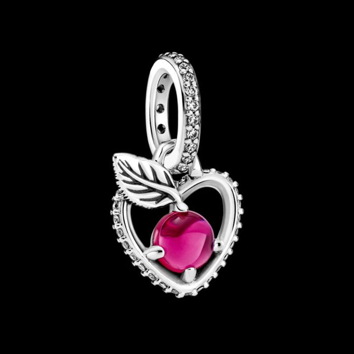 Sterling Zircon Silver Charms For Women & Girls