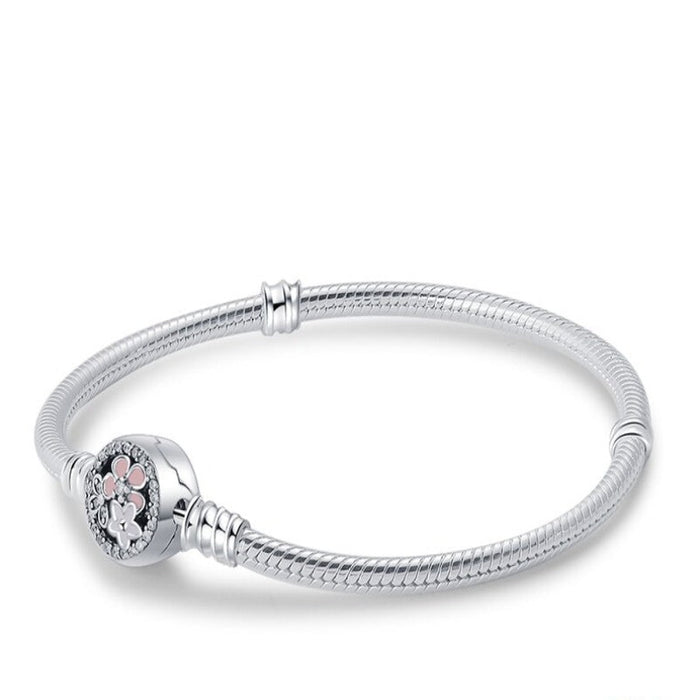Sterling Silver Sparkling Charms Bracelet