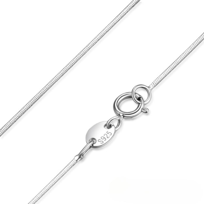 Twisted Trace Sterling Silver Necklace For Women