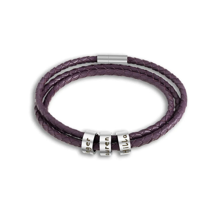 Bracelet With Seven Small Custom Beads