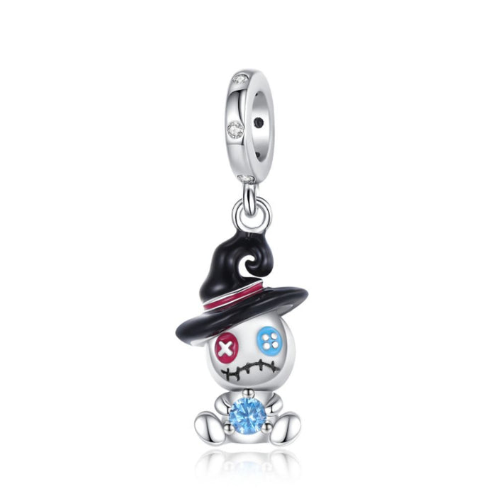 Sterling Silver Stitch Charm Fit Jewelry