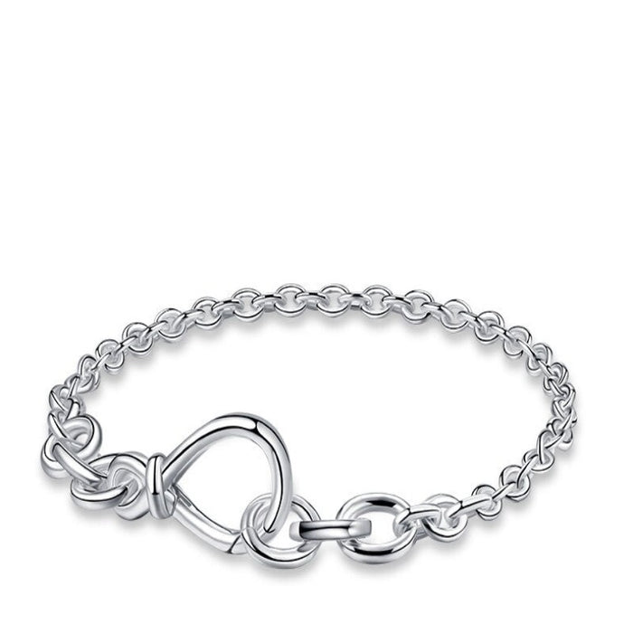 Sterling Silver Round  Bracelet For Women
