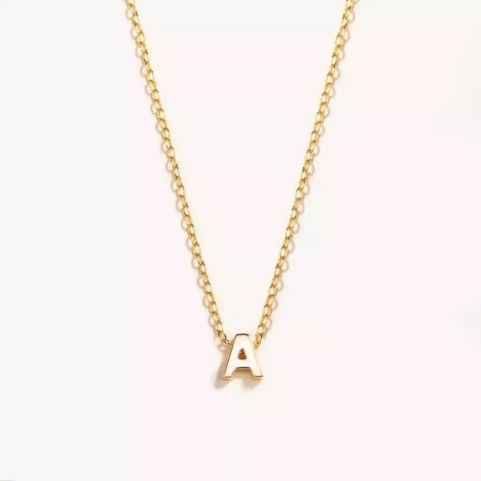 Women Initial Letter Necklace