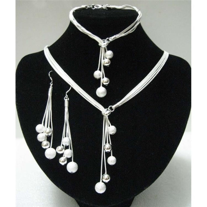 Five-Wire Wedding Jewelry Set