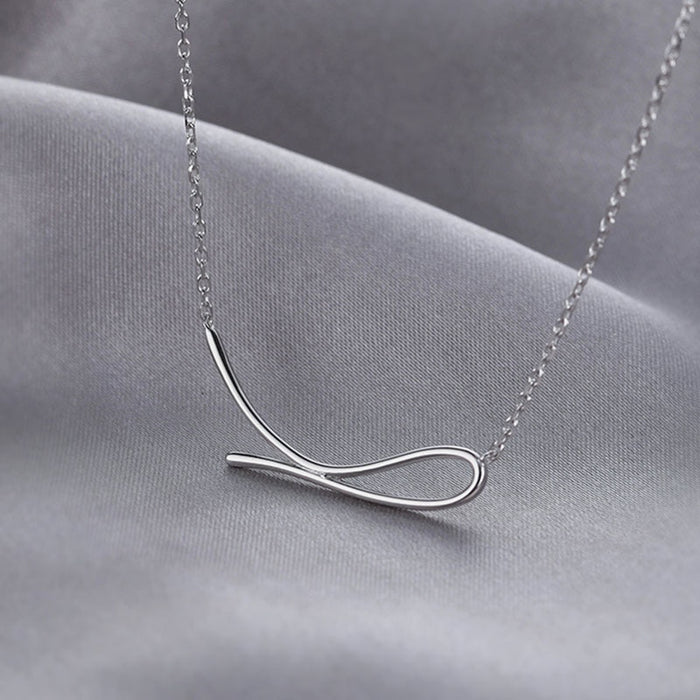 Sterling Silver Geometric Shape Necklace