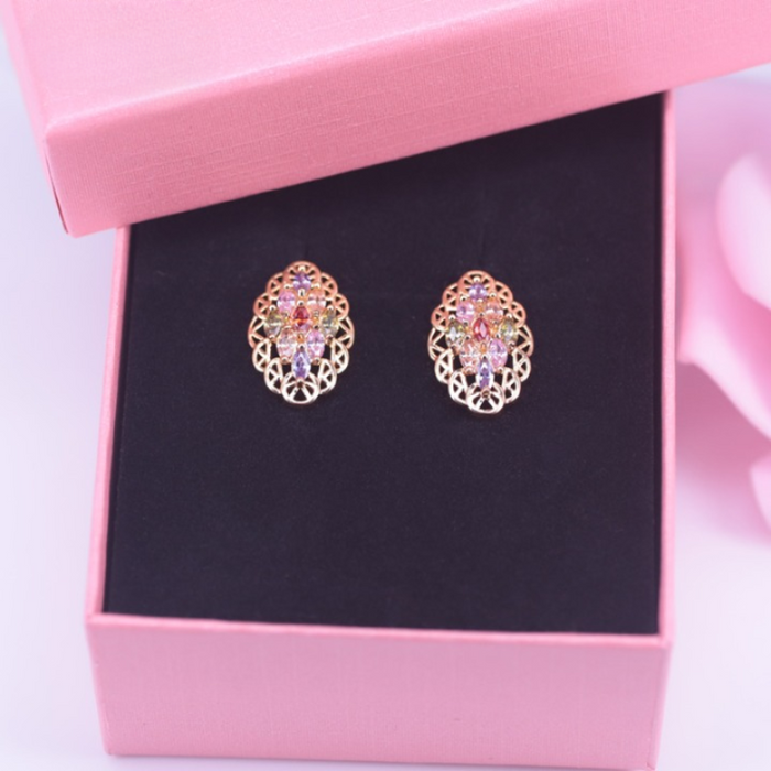 Crystal Zircon Jewelry Set For Women