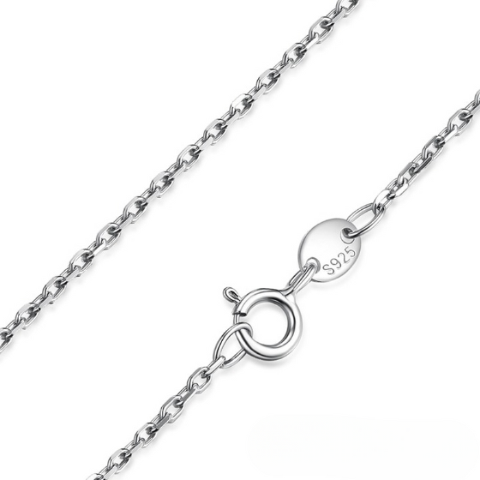 Twisted Trace Sterling Silver Necklace For Women