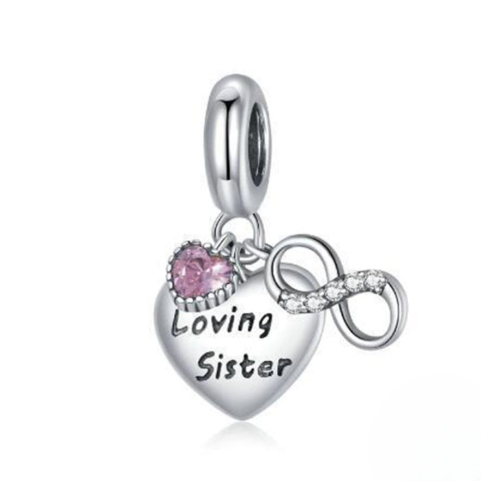 Sterling Silver Dangle Charm DIY Jewelry For Women