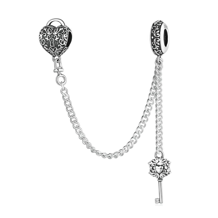 Sterling Silver Chain Fit Charm For Women