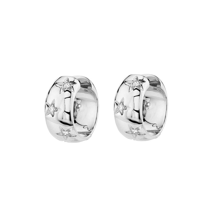 Stud Zircon Piercing Drop Hoop Earrings