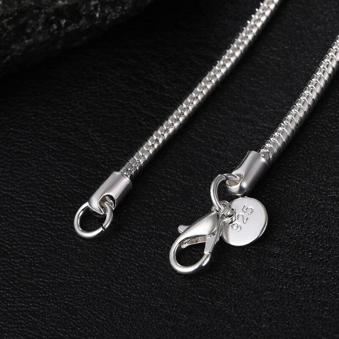 Sterling Silver Wedding Jewelry Necklace