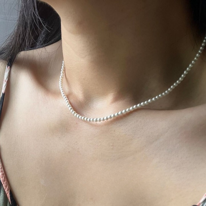 Elegant Silver Jewelry Classic Necklace