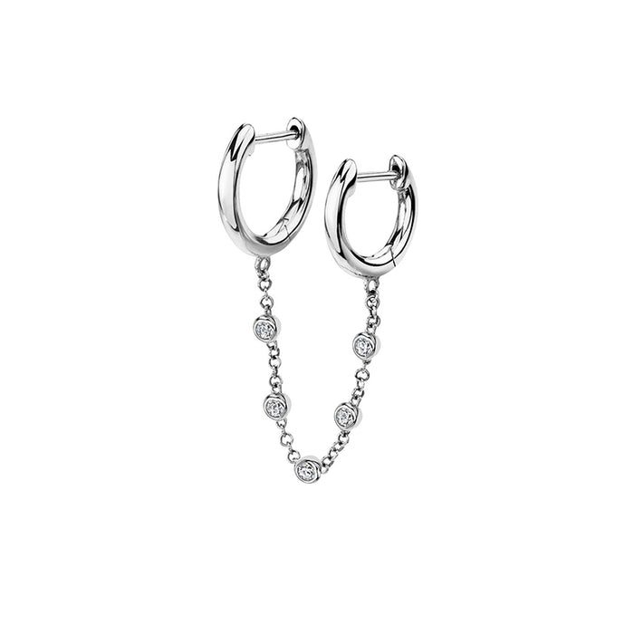 Women's Stud Dangle Hoop Earrings