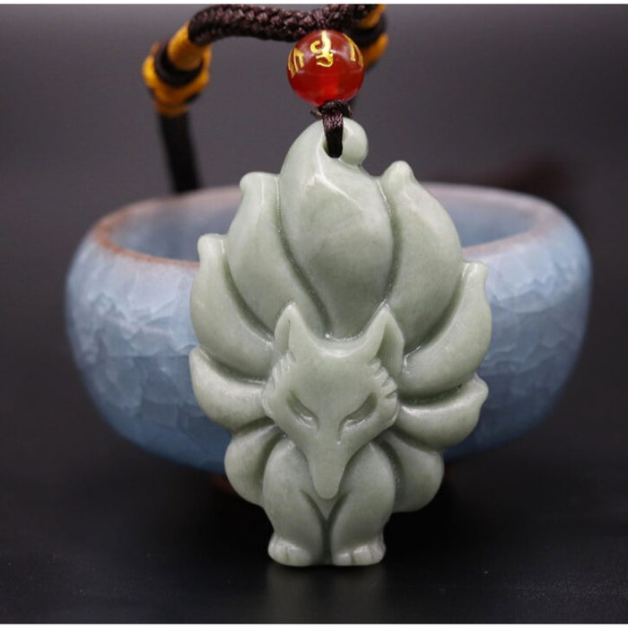 Jade Flowers Bloom and Wealth Pendant