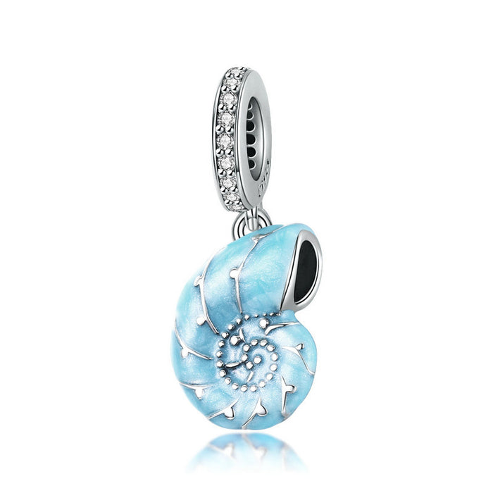 Sterling Silver Ocean Charm Fit Jewelry For Women