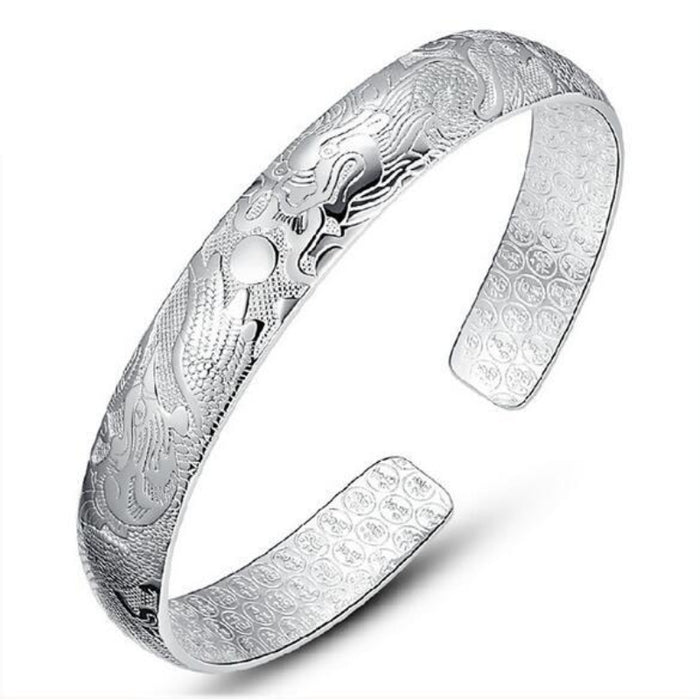 Sterling Silver Opening Adjustable Bracelet