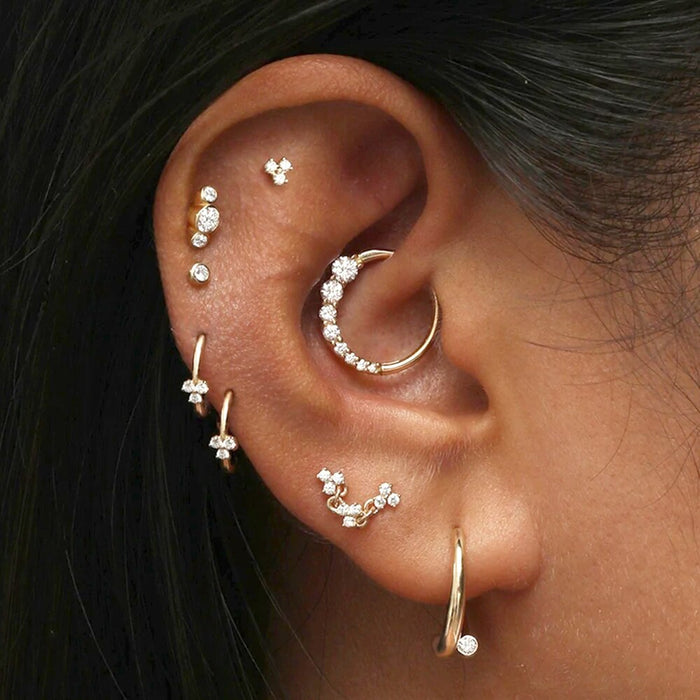 Sterling Silver Women Hoop Earrings