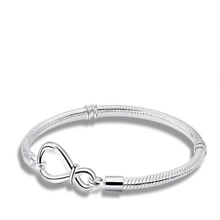 Casual Sterling Silver Jewelry Bracelet For Women