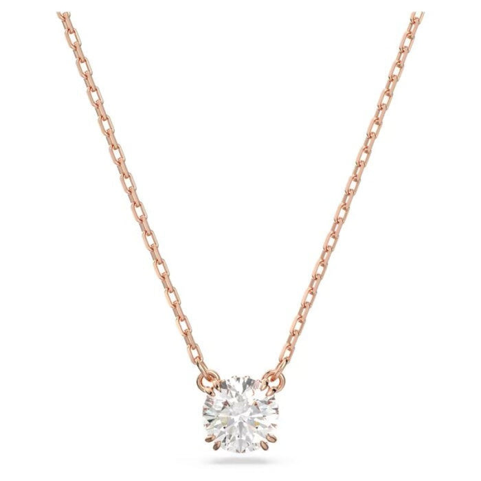 Crystal Charms Classic Necklace Pendant Jewelry Set
