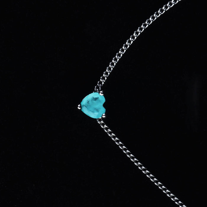 Blue Heart Pendant For Women