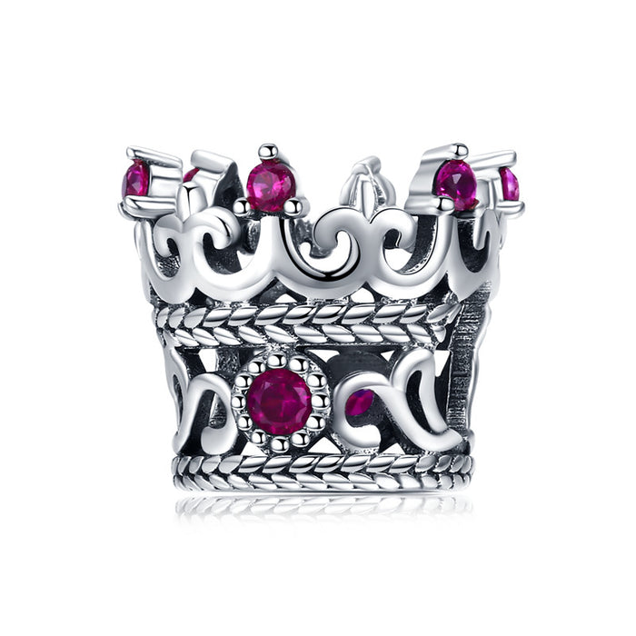 Silver Zircon Jewelry Charm For Women