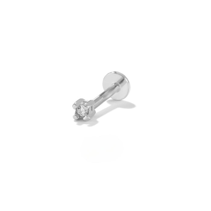 Sterling Silver Zircon Stud Earring For Women