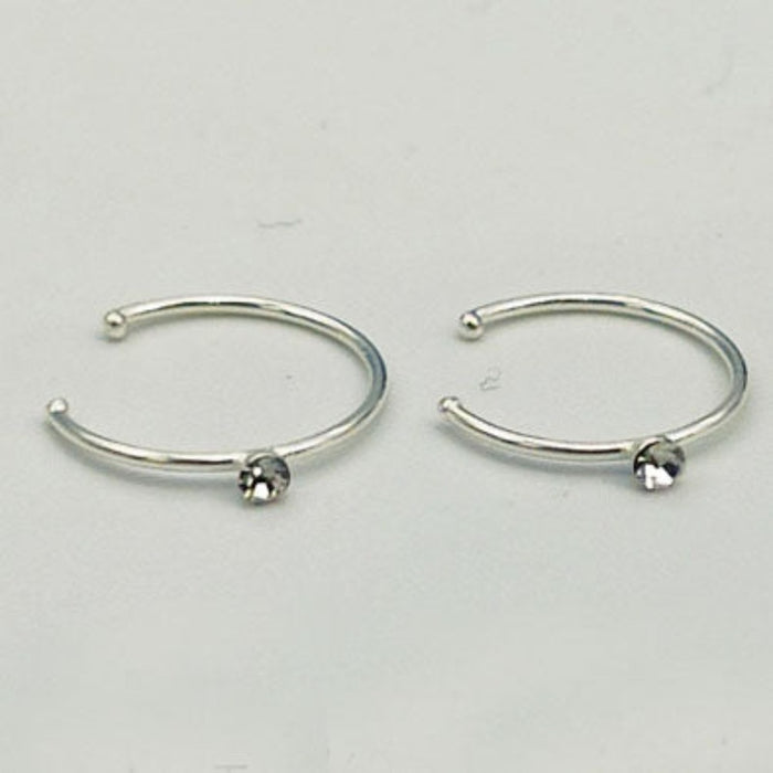 Sterling Silver Nose Ring Hoop Piercing For Women
