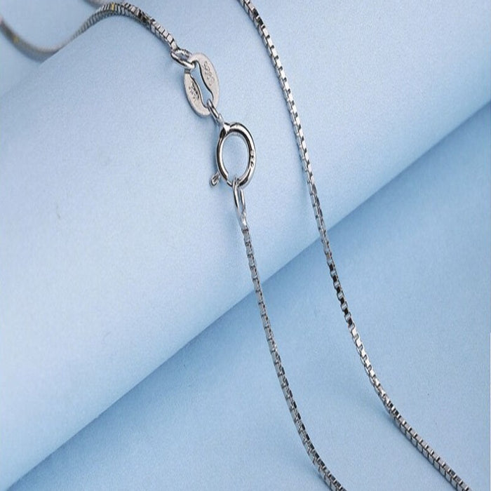Sterling Silver Water-Wave Chain Necklace