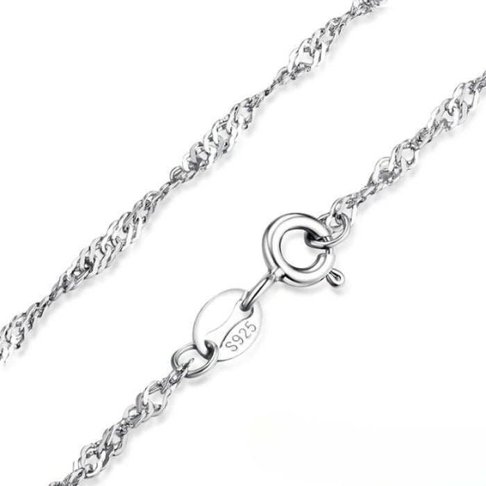 Twisted Trace Sterling Silver Necklace