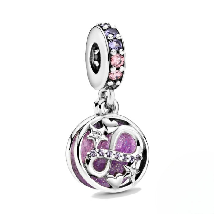 Sterling Silver Murano Dangle Charm Fit