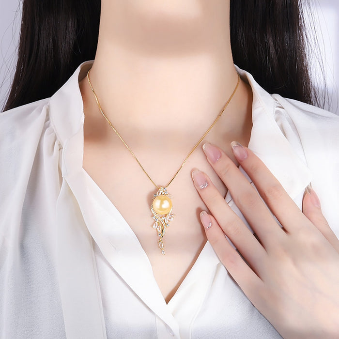 Pearl Pendant Chains Necklace For Women