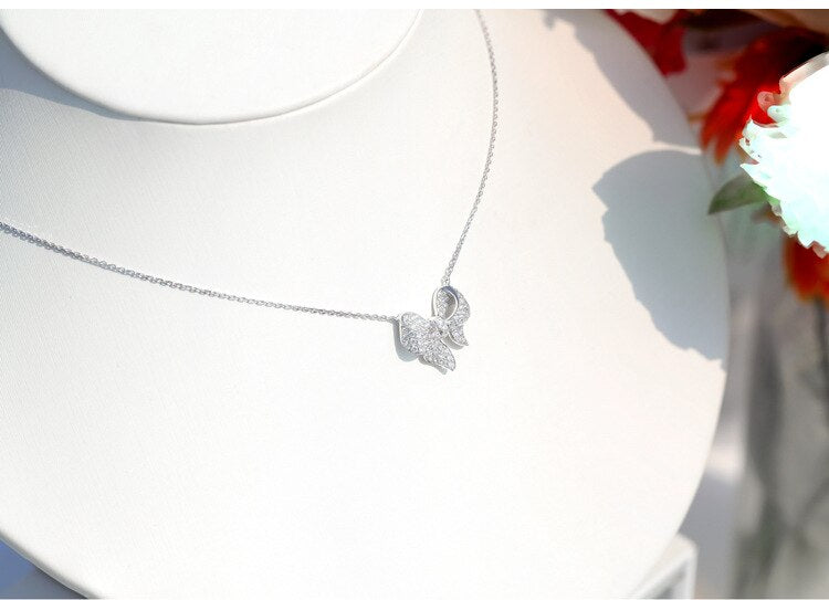 Sterling Silver Bow Pendant