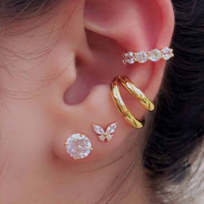 Star Lock Earring For Women