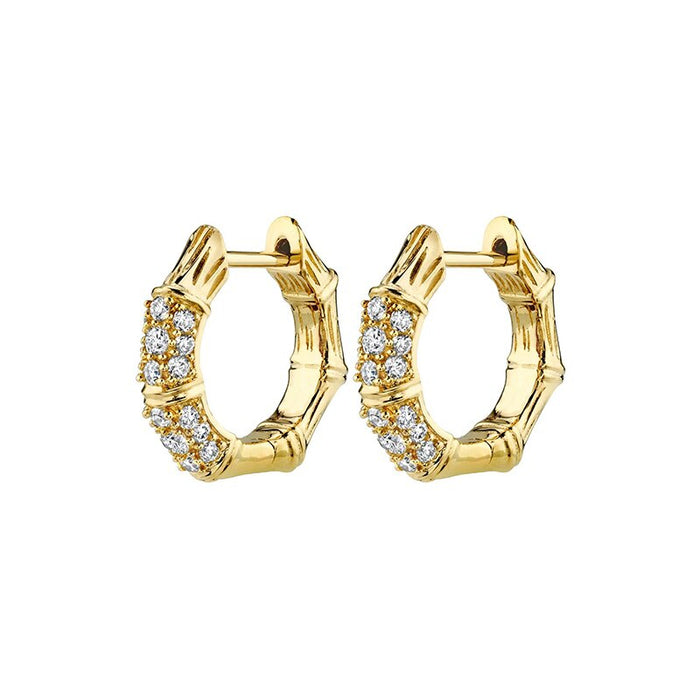 Stud Zircon Piercing Drop Hoop Earrings