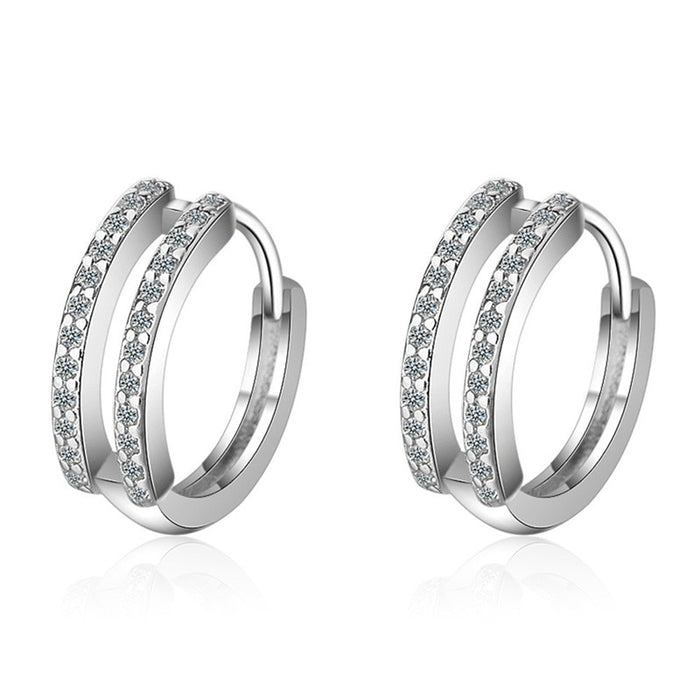 Silver Charms Wedding Earrings For Women