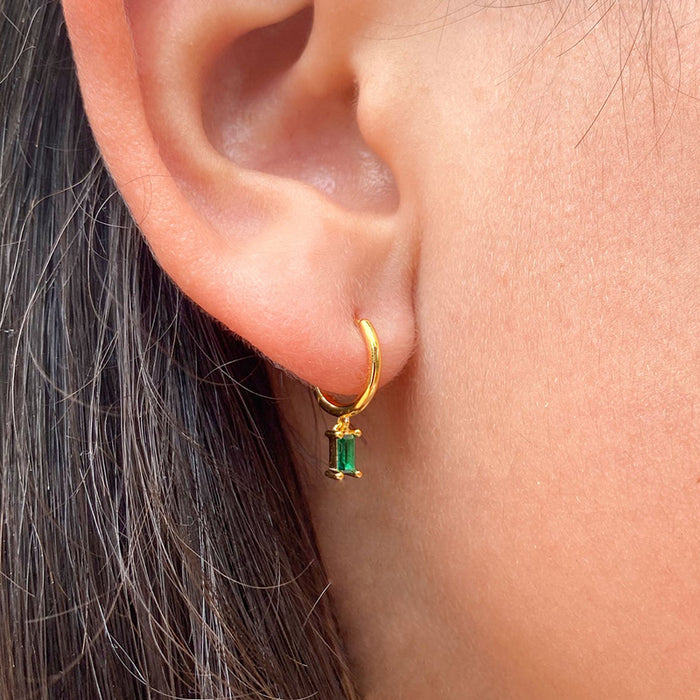 Women Crystal Hoops Jewelry Earring