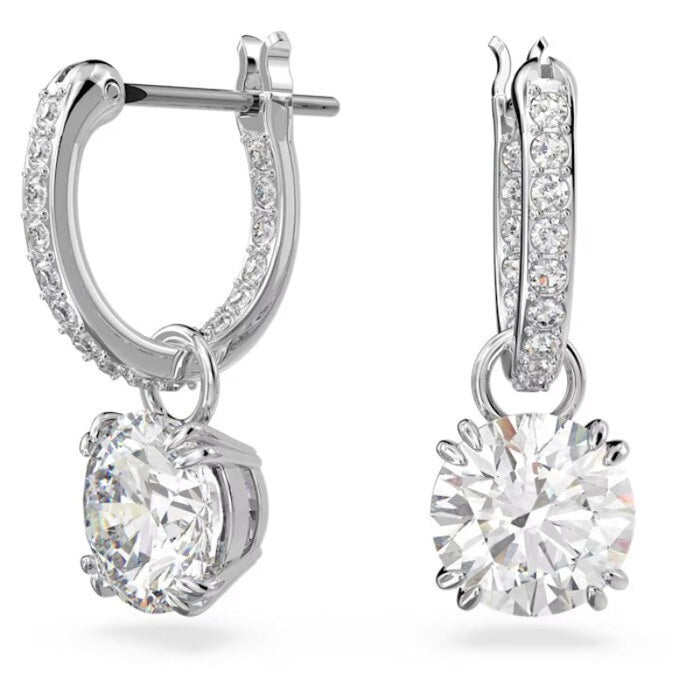 Crystal Charms Classic Earrings Jewelry Set