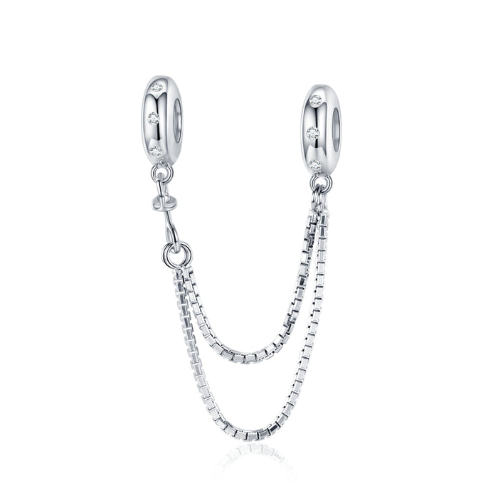 Sterling Silver Chain Charm Fit