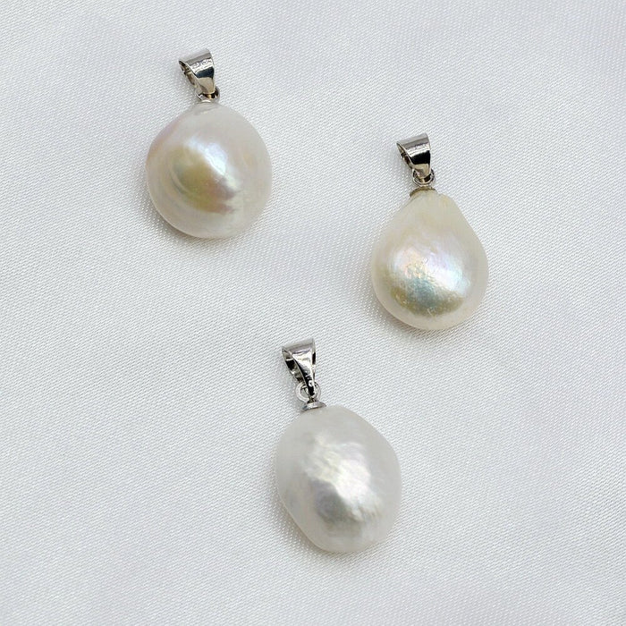 Natural Freshwater Pearl Silver Pendant