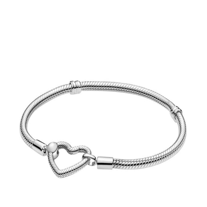 Sterling Silver Crown Chain Fit Bracelet