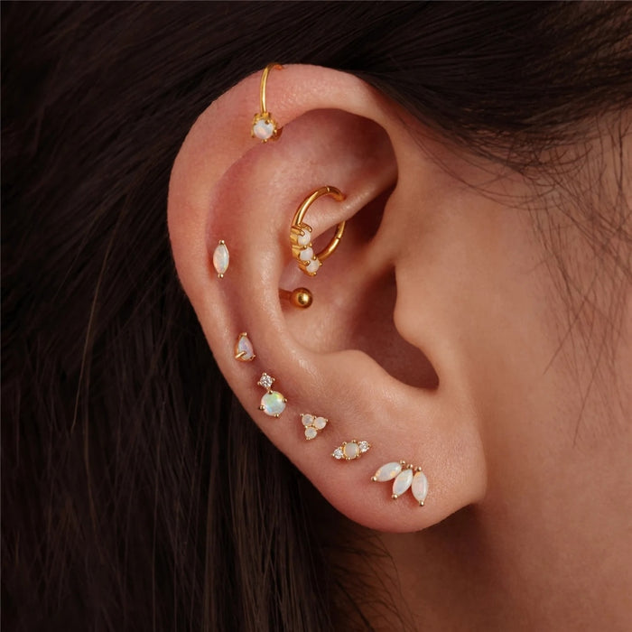 Sterling Silver Small Piercing Earrings