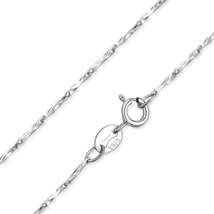 Twisted Trace Sterling Silver Necklace
