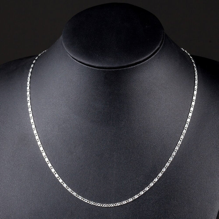 Sterling Silver Wedding Party Chain Necklace