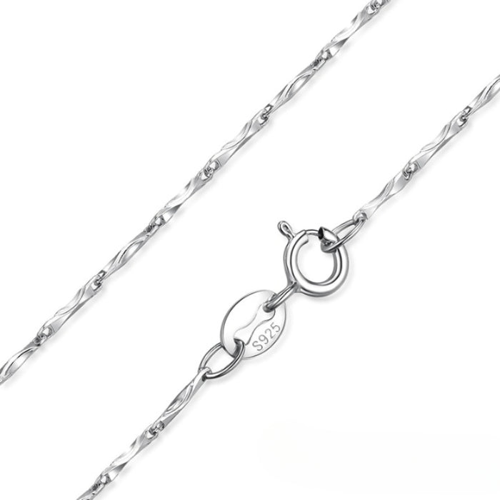 Twisted Trace Sterling Silver Necklace