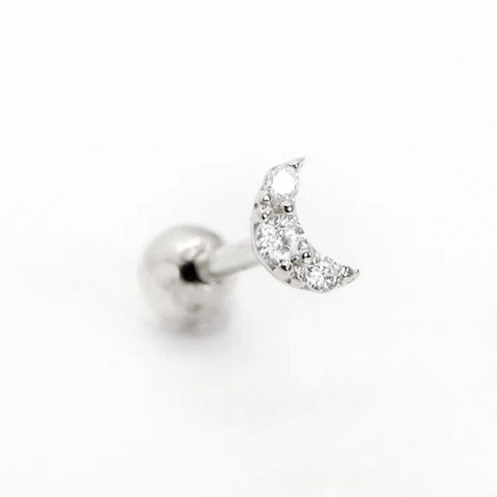 Sterling Silver Ear Stud Charming Earrings For Women