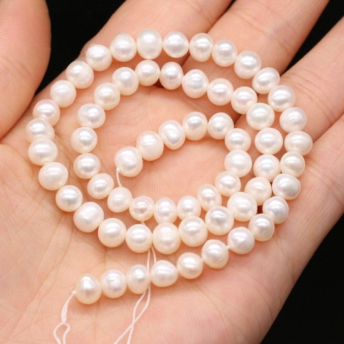 Natural Freshwater Pearl High Quality Round Beads For Women Jewelry